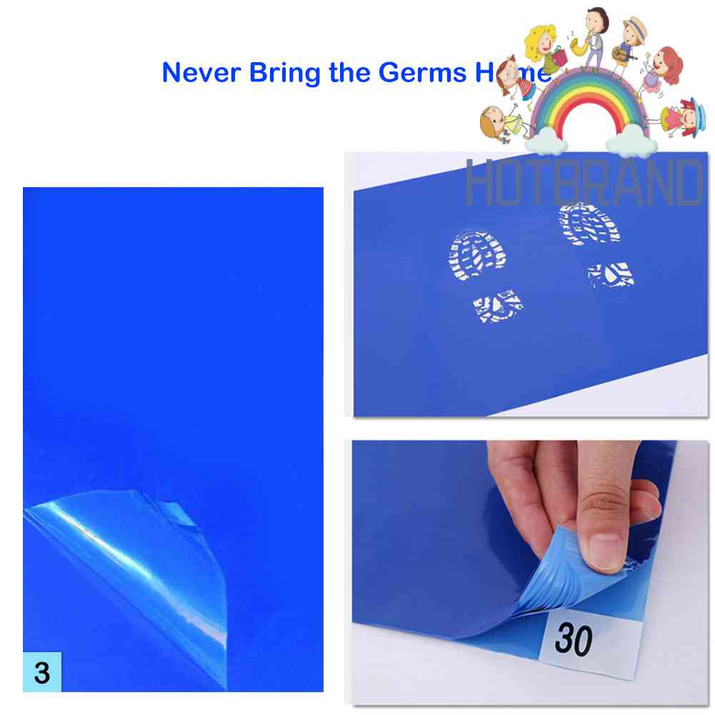 Set 30 Miếng Dán Sàn Nhà Chống Bụi Bẩn Chống Vi Khuẩn