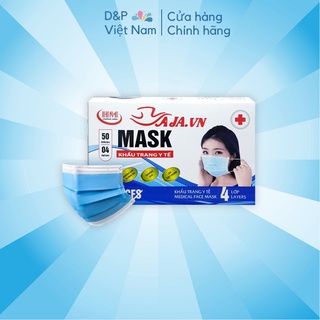 Khẩu trang y tế 4 lớp AJA .VN chính hãng ( hộp 50 chiếc )
