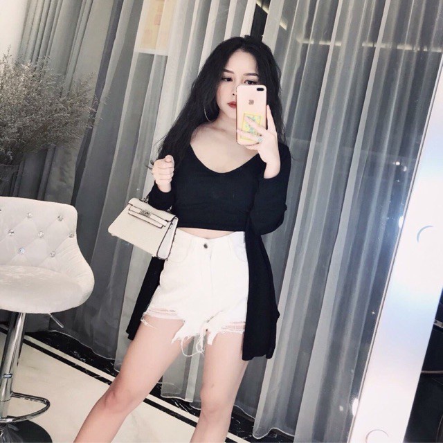 Áo Khoác Form Dài Cardigan  , Áo khoác len dài qua mông U14011 kèm hình thật trải sàn mới nè