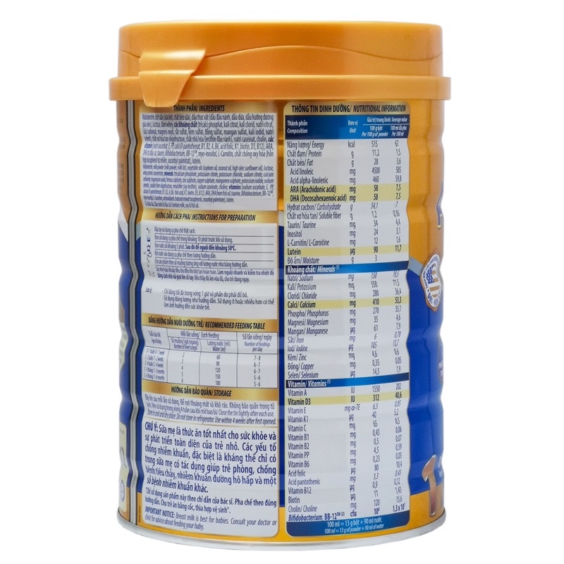 Sữa Bột Alpha Gold IQ 3 850g