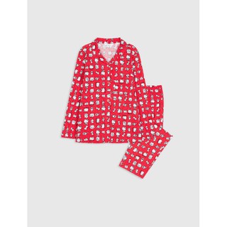 Bộ mặc nhà cotton bé gái Canifa