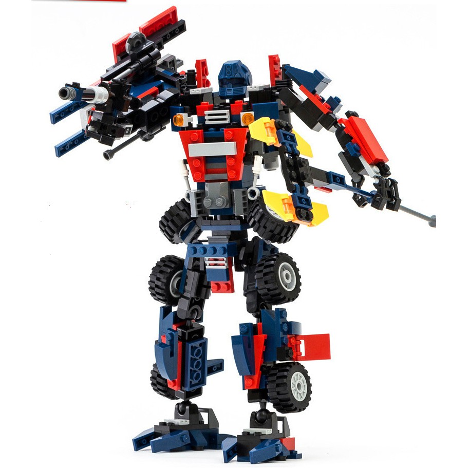 Đồ Chơi Lắp Ráp Transformers GUDI 8713 - Robot Biến Hình - Lắp Ghép Robot Optimus Prime!!