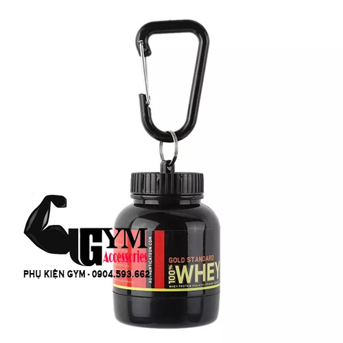 Hộp đựng whey, mass tập gym tập thể thao Ishake Protein Funnel 200ml