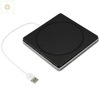 USB 2.0 Portable Ultra Slim External Slot-In CD DVD ROM Player Drive Writer Burner Reader for IMac/MacBook/MacBook Air/Pro Laptop