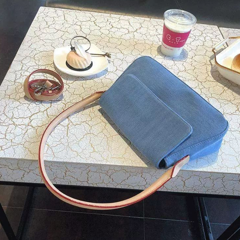 Túi xách IELGY vải denim phong cách cá tính