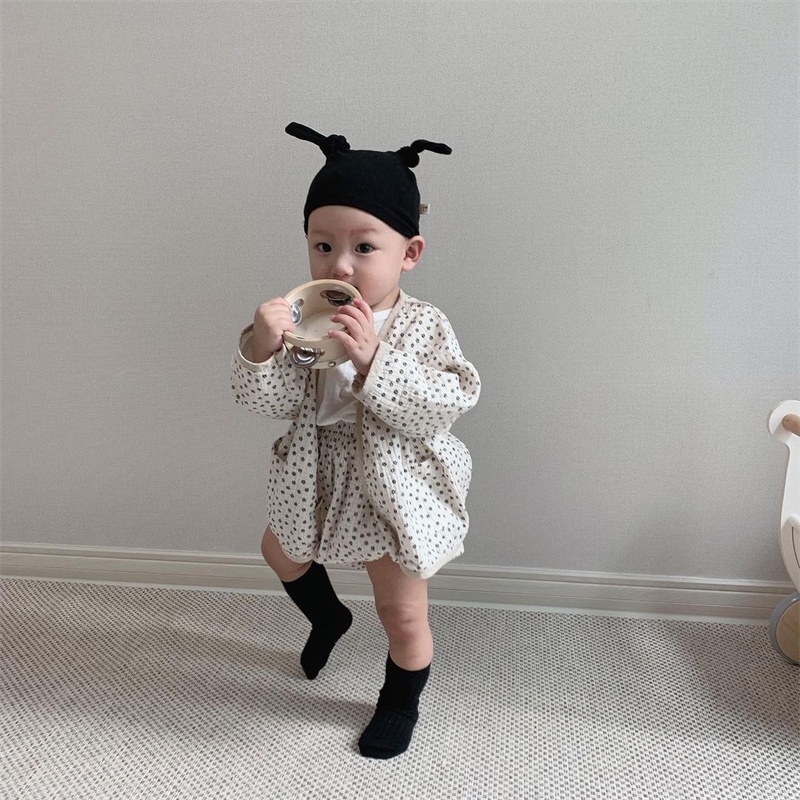 Mũ Cotton Mềm Mại Màu Trơn Thắt Nút Có 12 Màu Lựa Chọn Cho Bé