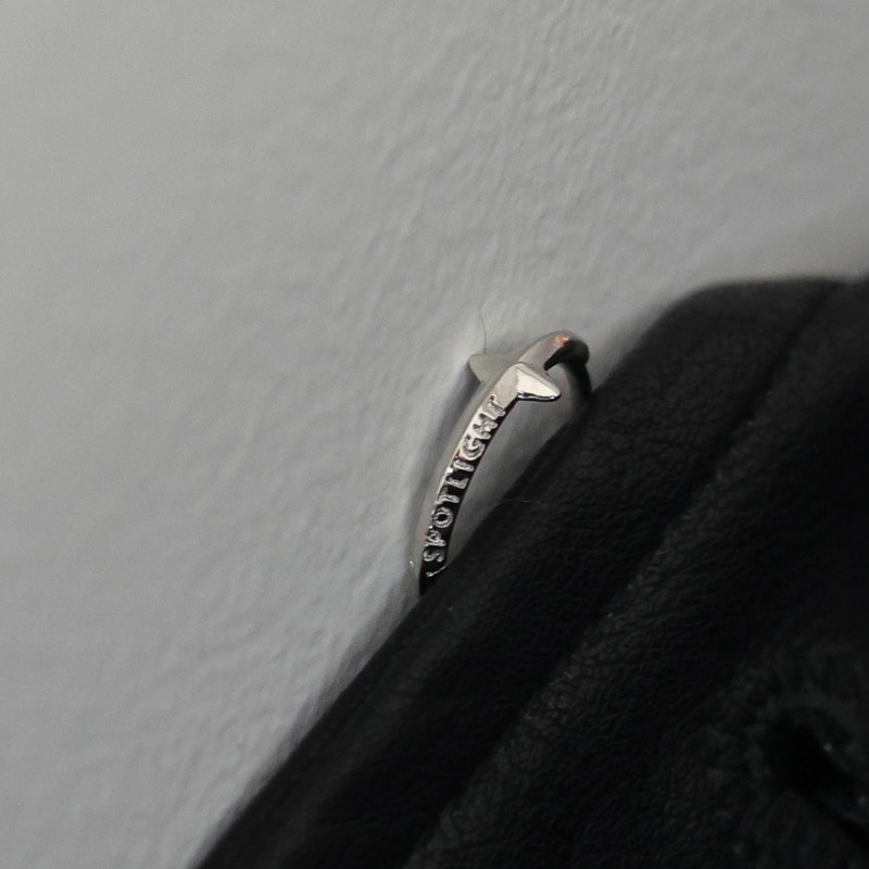 Bông Tai Ngôi Sao / Hình Tròn Đơn Giản Phong Cách punk Cá Tính Cho Nam Và Nữ