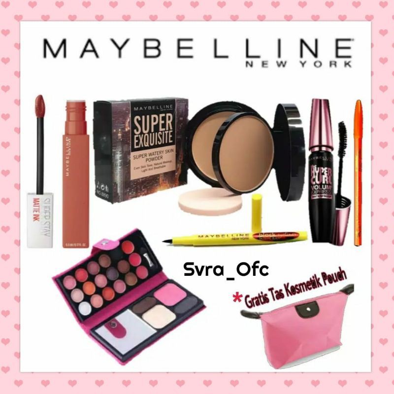 (Hàng Mới Về) Hộp Phấn Mắt Maybelline 5 Trong 1