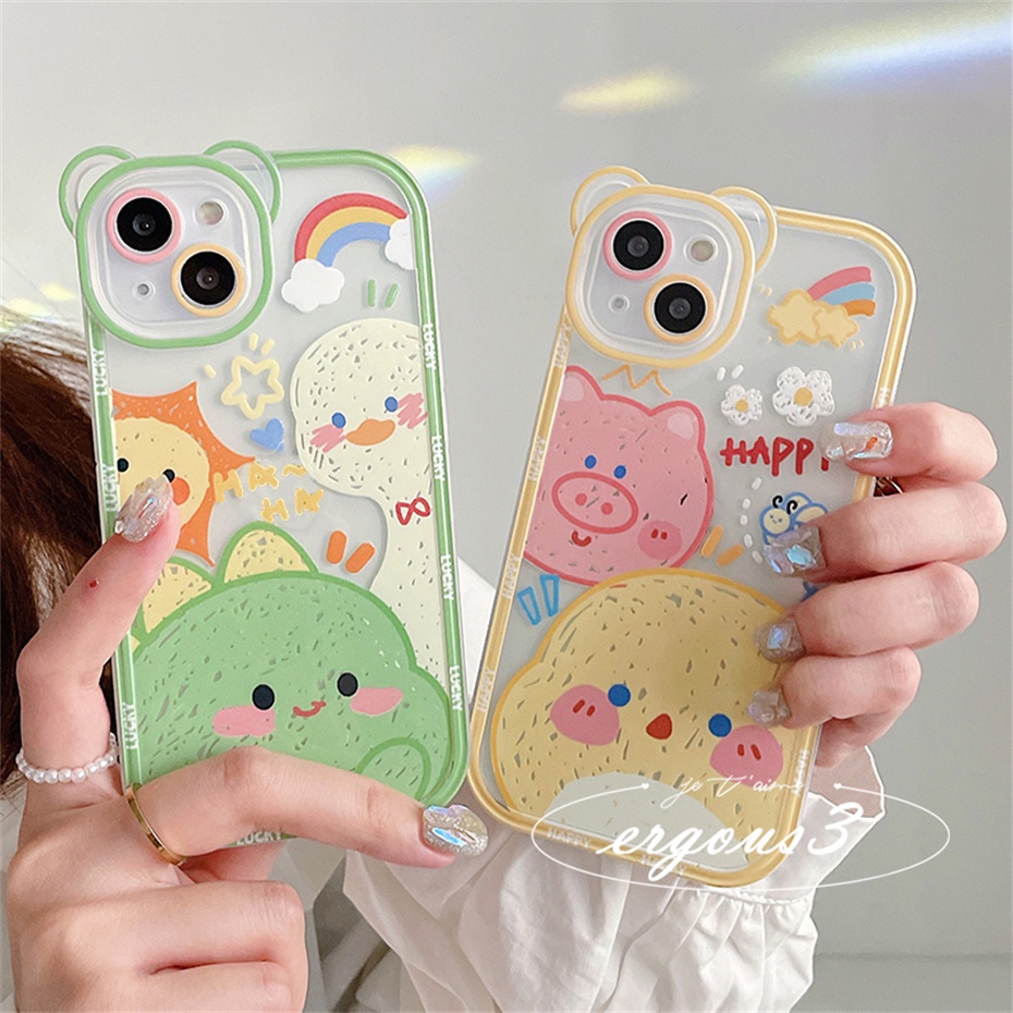 Ốp Điện Thoại Mềm Họa Tiết Graffiti Cho iPhone 14 13 12 11 Pro Max SE2020 X XR Xs Max 7 8 6 6s Plus