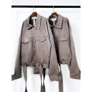 Áo khoác da lộn Essentials, áo khoác nam unisex, MSW Town