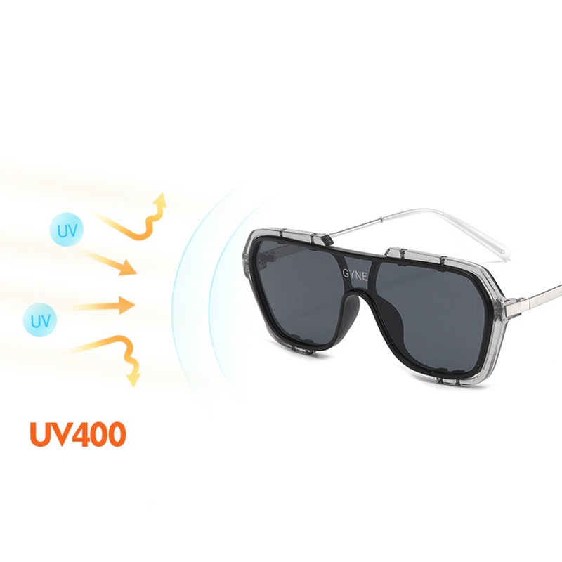 Kính Mát Gọng Vuông Lớn Chống Tia UV Thời Trang Dành Cho Bé Trai Và Bé Gái