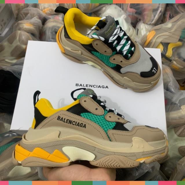 | Ảnh Thật | Giày Thể Thao Balen Vàng Xanh Nam Nữ