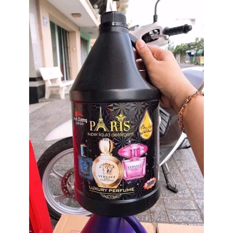 Nước giặt xả PARIS 5in1 [can 3600ml] tiếp kiệm