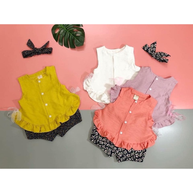 Set bộ đũi bé gái