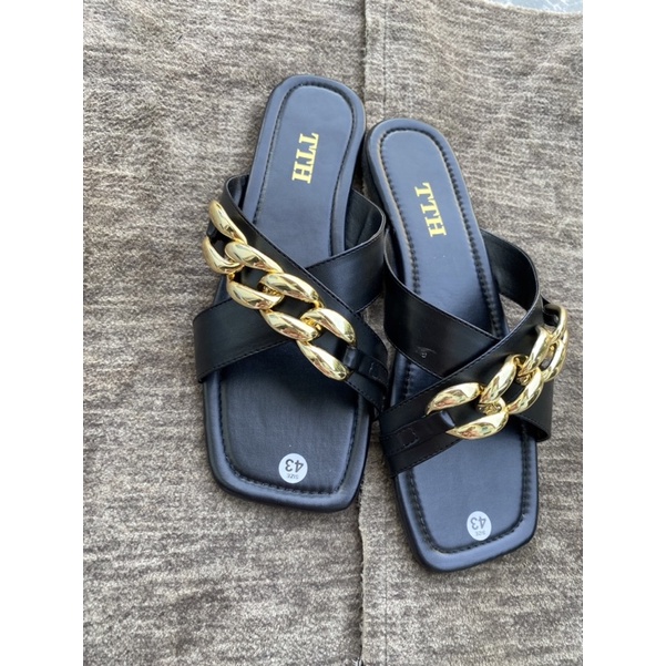 Dép quai chéo có khóa nhiều màu chất da mang êm chân phong cách thời trang trẻ trung năng động bigsize - TTH_SHOES