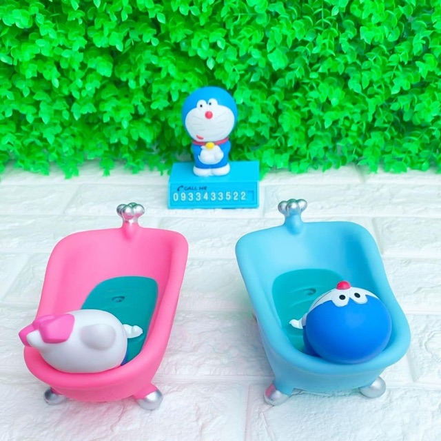 KỆ NHỰA ĐỰNG CỤC XÀ BÔNG HELLO KITTY - DORAEMON