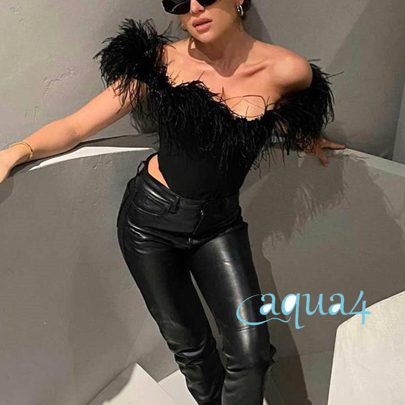Áo Croptop Trễ Vai Dáng Ôm Thời Trang Mùa Hè Cho Nữ