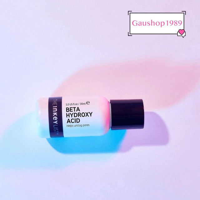SERUM THE INKEY LIST BETA HYDROXY ACID  - Tinh chất tẩy tế bào chết hoá học, giảm mụn