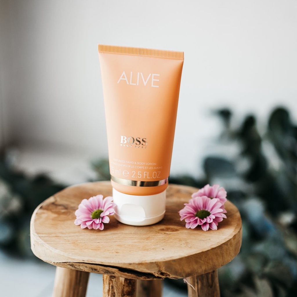 Sữa dưỡng tay và body hương nước hoa Hugo Boss Alive Lotion 75ml Pháp