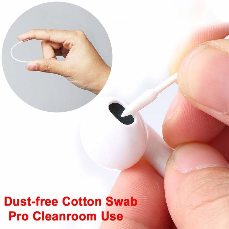 Hộp Tăm Bông Đầu Nhọn Mềm Mại Dùng 1 Lần Cho Tai Nghe AirPods/Điện Thoại