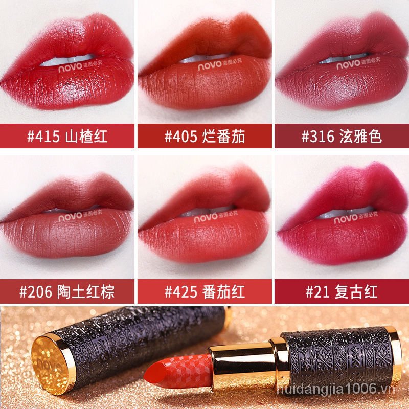 (Hàng Mới Về) Son Môi Novo Dưỡng Ẩm Chống Thấm Nước Không Phai Màu Có Thể Dùng Cho Phụ Nữ Mang Thai | BigBuy360 - bigbuy360.vn