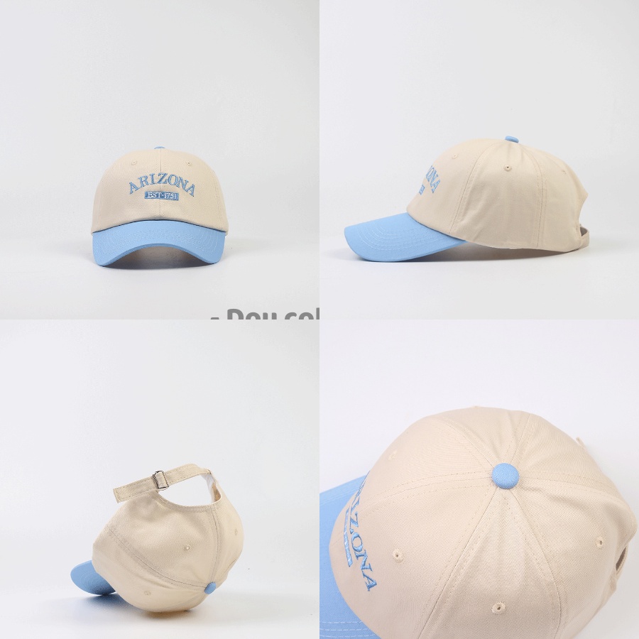 Nón kết (Mũ lưỡi trai ) nam nữ thêu logo Arizona Est 1751 - Chất liệu cotton - Dou Collection - Mã NV044