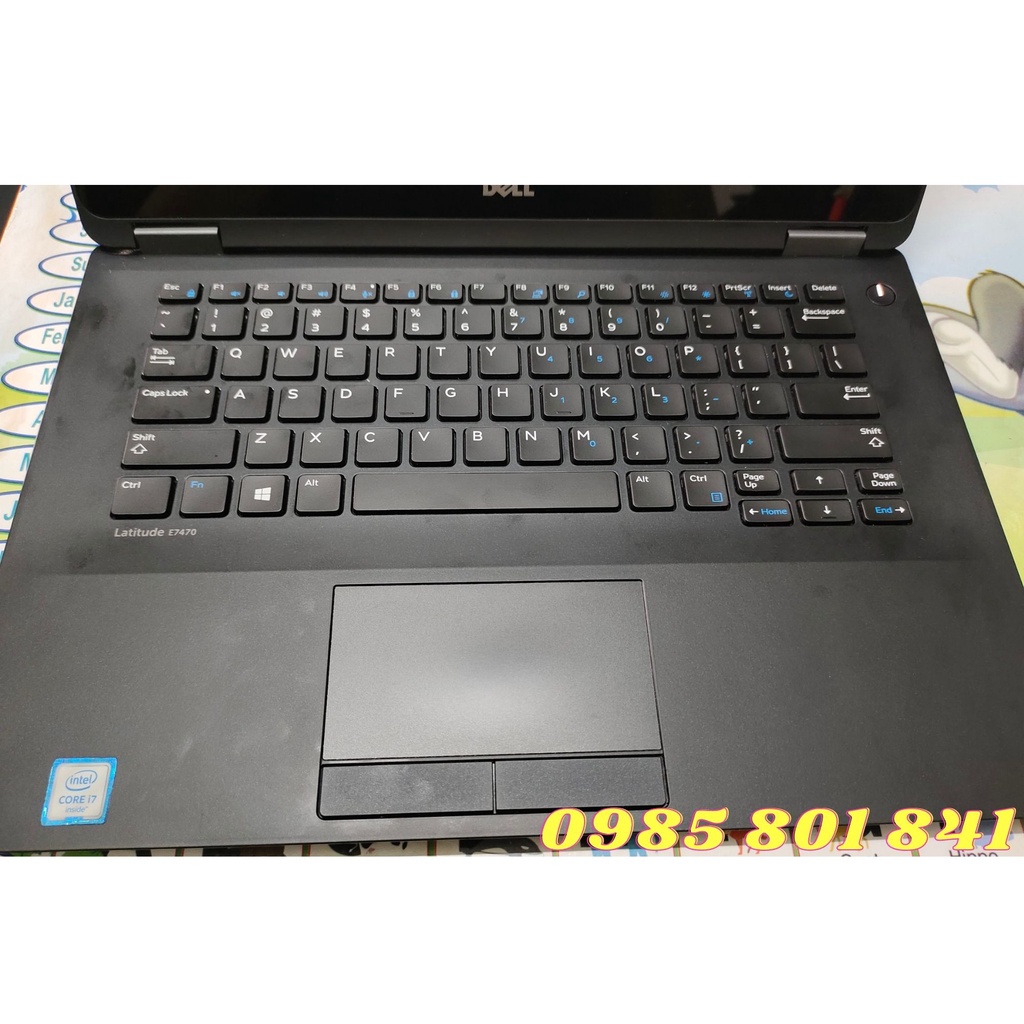 Laptop Dell E7470 i7 6600U màn hình 14inch cảm ứng 2k (SSD 256GB ,RAM 8GB) | BigBuy360 - bigbuy360.vn