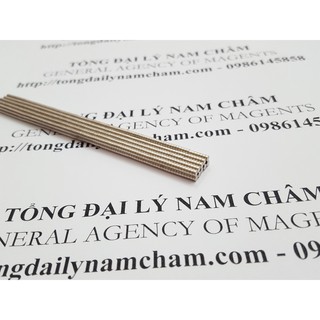 Nam châm viên trắng 2x1.5mm