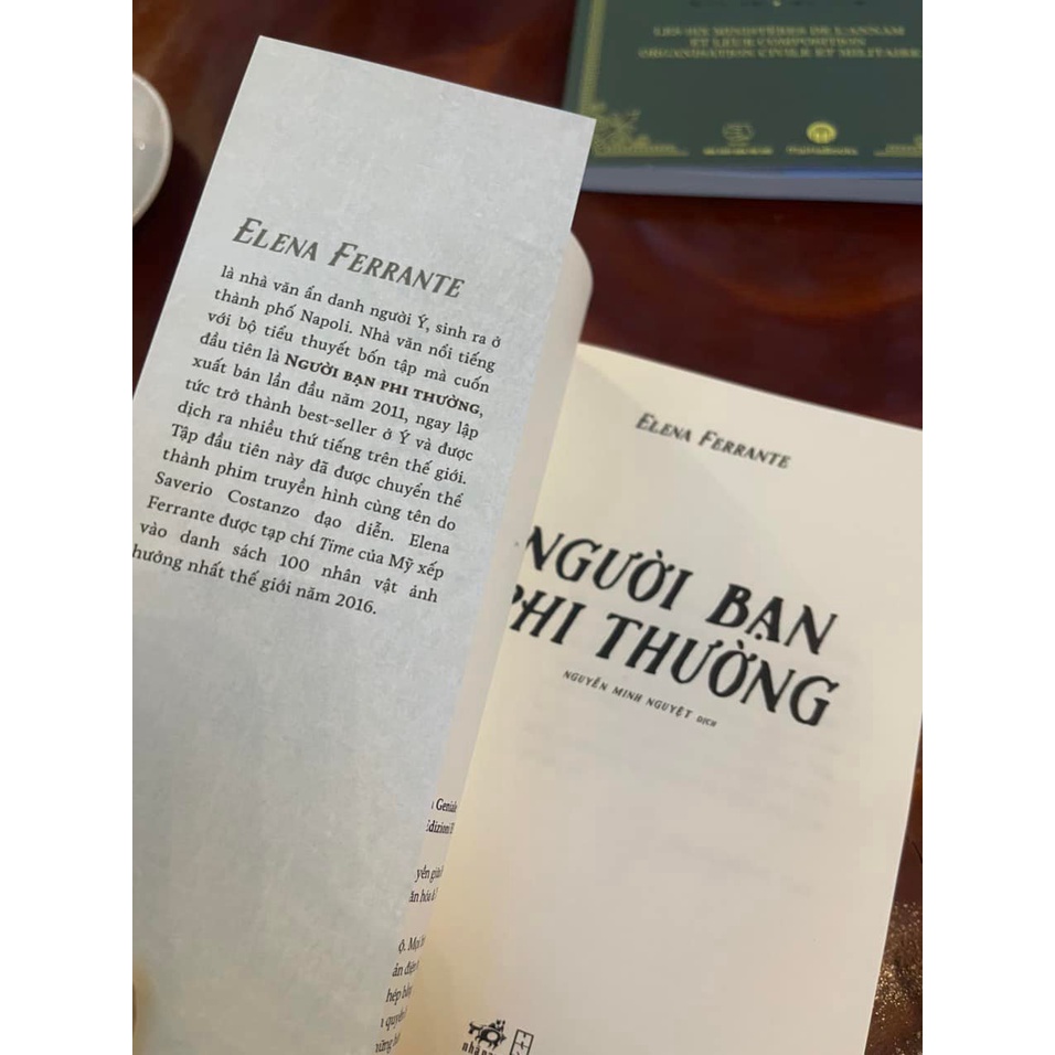 Sách Nhã Nam - Người Bạn Phi Thường -  Elena Ferrante (Bình Book)