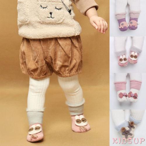 Vớ cotton chống trượt họa tiết động vật hoạt hình 3D dễ thương cho bé