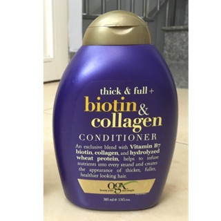Dầu xả giảm rụng tóc & kích thích mọc tóc OGX - Biotin & Collagen - Conditioner 385mL