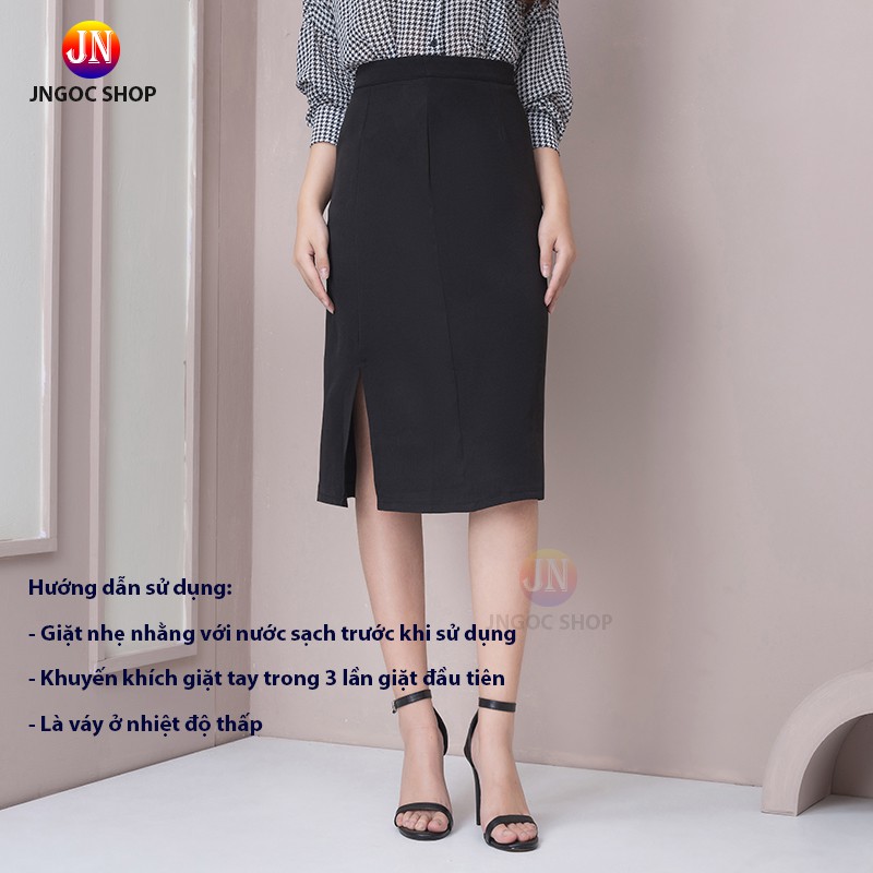 Chân váy dài Hàn Quốc xẻ tà trẻ trung, Chân váy chữ A dài Ulzzang lưng cao cá tính | BigBuy360 - bigbuy360.vn