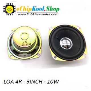 Linh kiện điện tử Loa 10W 4R 77MM