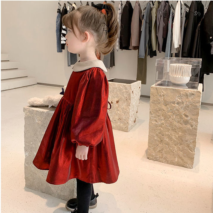 Đầm Công Chúa Tay Dài Thời Trang 2020 Xinh Xắn Dành Cho Bé Gái