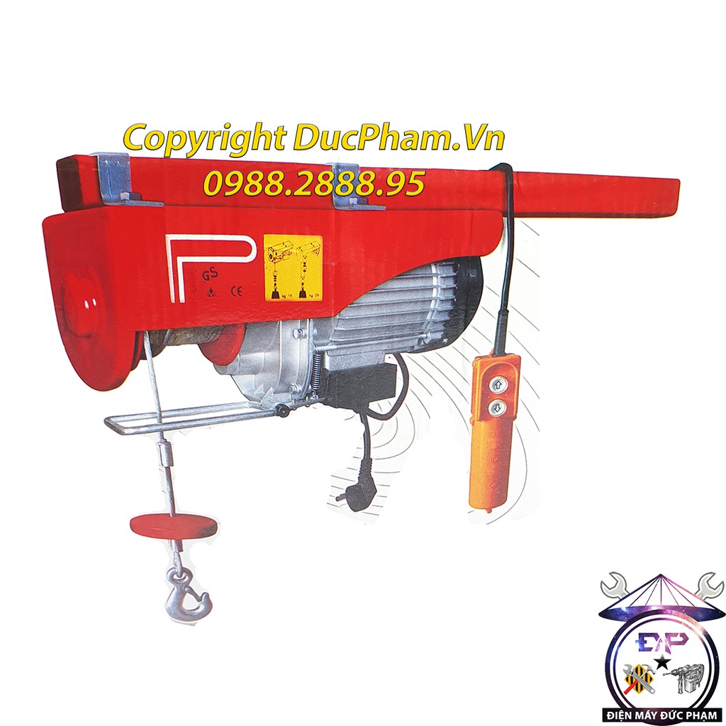 Máy tời điện 200kg PA200 25m