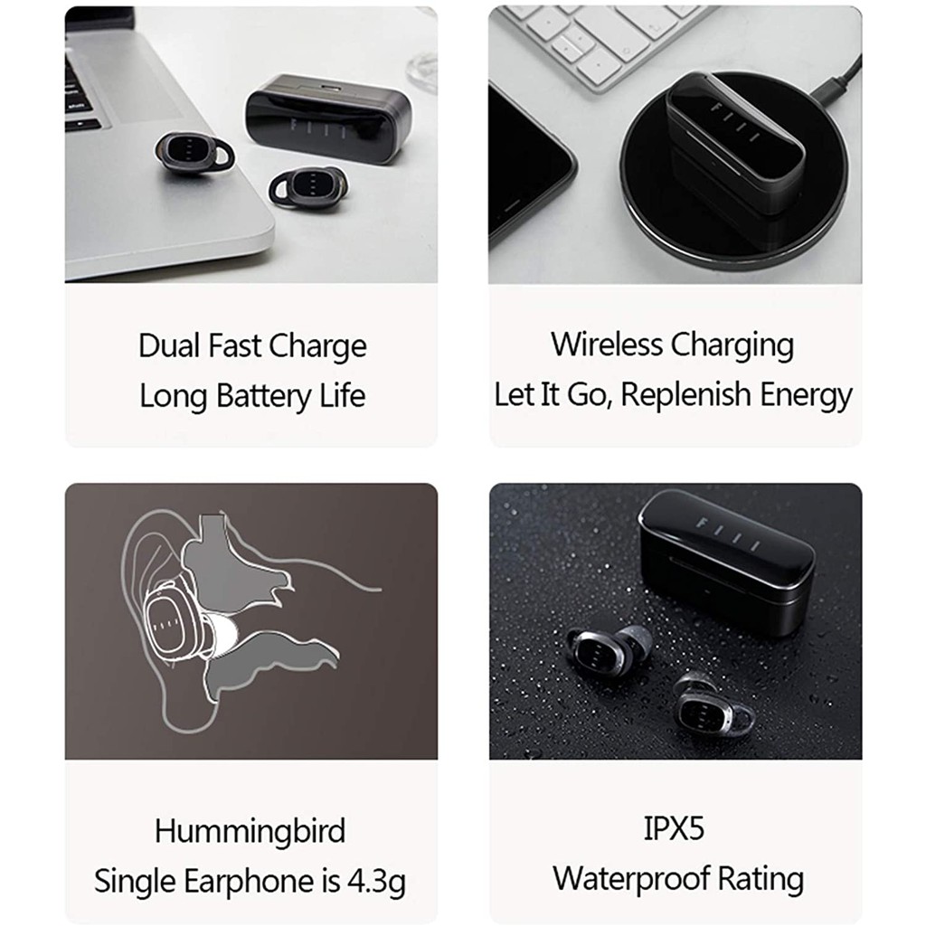 Tai nghe True Wireless FIIL T1 Pro Hàng Chính Hãng | Bluetooth 5.2, 1 Driver Dynamic,