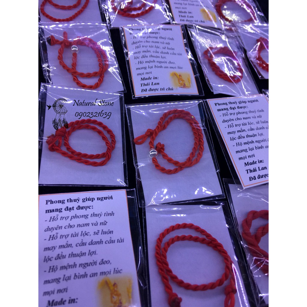 Vòng chỉ đỏ may mắn - Thái lan