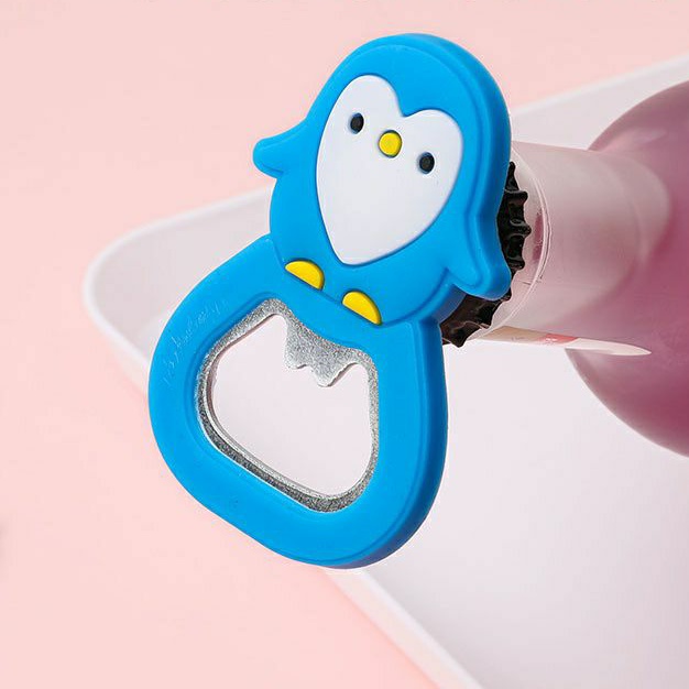 Dụng cụ khui bia, nước mini có nam châm siếu cute - UniLabel