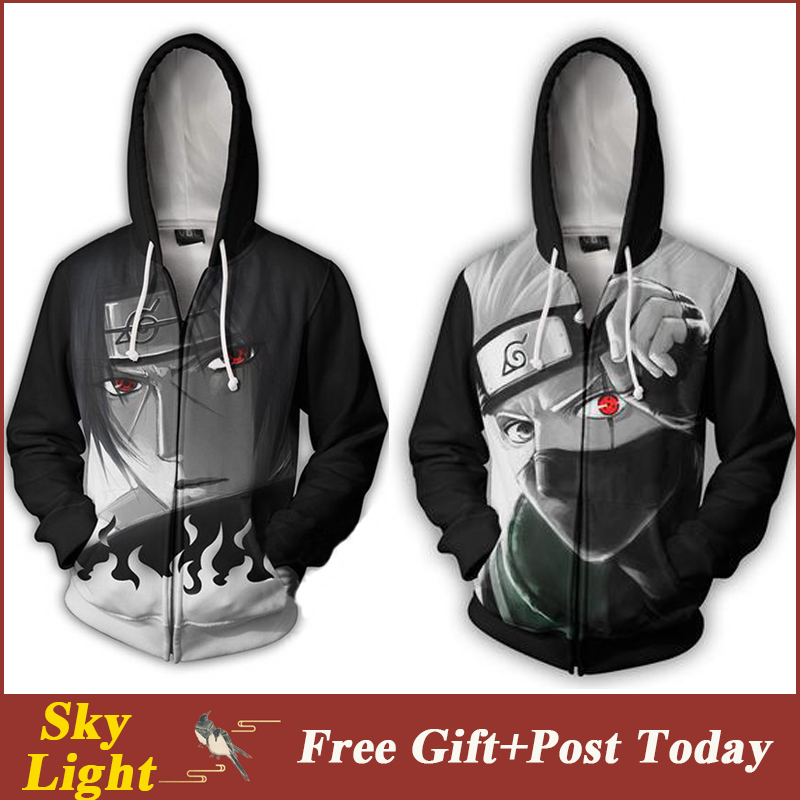 Áo Hoodies In Hình Naruto Cá Tính Cho Nam Nữ