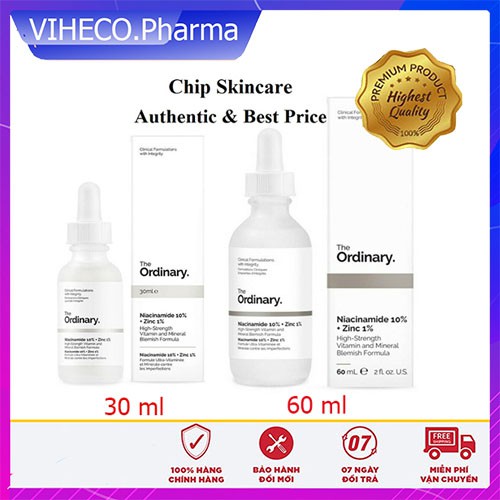 ️ Tinh chất Niacinamide 10% + Zinc 1% - The Ordinary