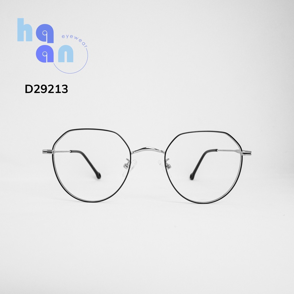 Gọng kính cận kim loại unisex, gọng kính đa giác cho nam nữ đẹp nhiều màu - kính mắt Hà An | BigBuy360 - bigbuy360.vn