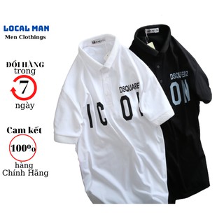 Áo thun polo nam họa tiết in rõ nét, chất liệu thun cotton cao cấp - LOCAL ICON.