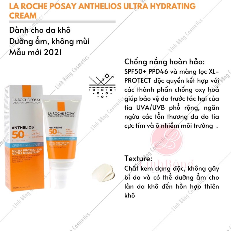 KEM CHỐNG NẮNG LA ROCHE POSAY CÁC DÒNG NỘI ĐỊA PHÁP