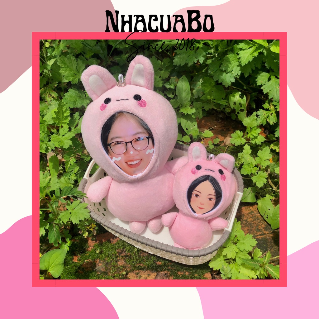 [Size 22cm] Gấu In Ảnh Theo Yêu Cầu Mẫu Độc Quyền tại NhacuaBo_since2018 [Đã bao gồm 1 ảnh in]