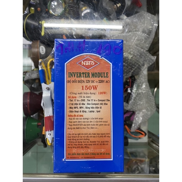 INVERTER ĐỔI ĐIỆN 12V ra 220V 150W