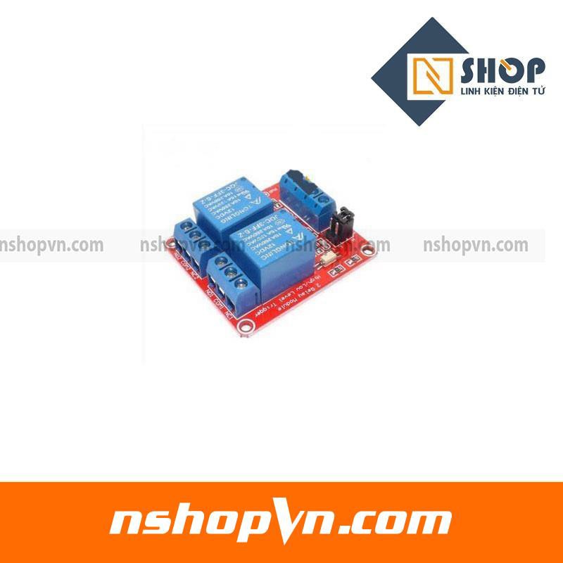 Module 2 Relay Với Opto Cách Ly Kích H/L 5V/12V