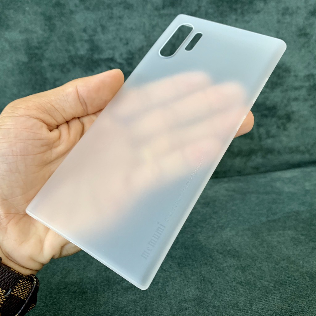 Ốp lưng Galaxy Note 10 Plus Memumi slim 0.3mm siêu mỏng nhám