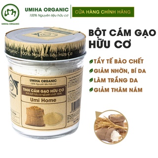 Bột Cám Gạo làm đẹp hữu cơ UMIHA nguyên chất Rice Bran Flour 100% Organic 135g