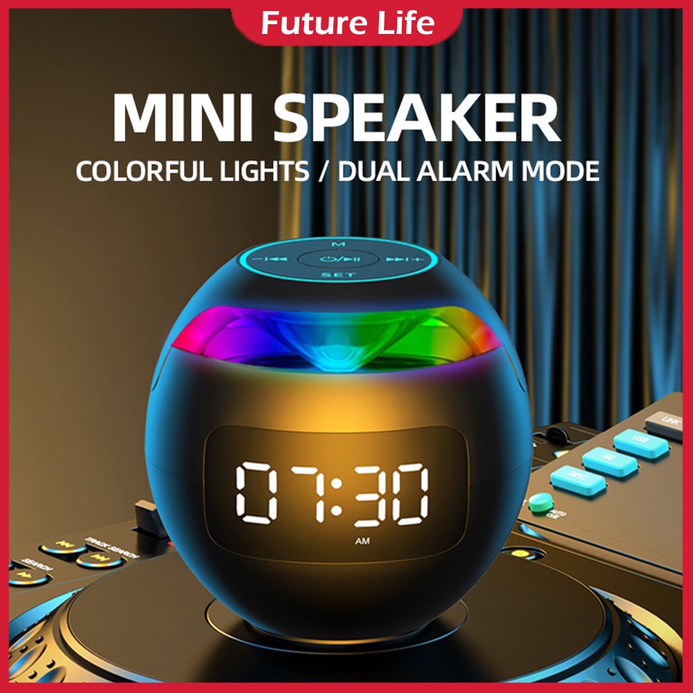 Thông Minh Loa Bluetooth Rbg 2000 Ma Tf Đa Năng Có Đèn Led