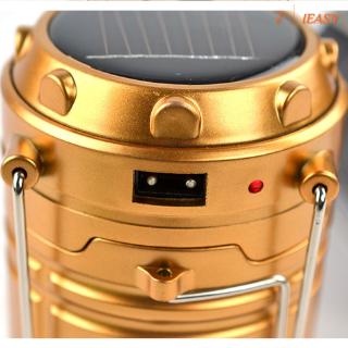 IE❤Solar Power Rechargeable LED Flashlight Camping Tent Light Torch Lamp Lantern